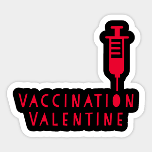 Valentine Vaccination, Vaccine Valentine, Doctors Valentine, Nurses Valentine Sticker